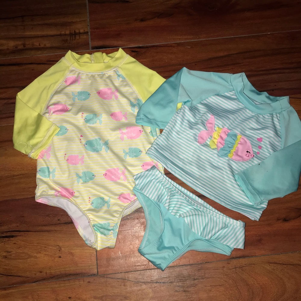Wippettes Rashguard Swim Suits 18 Months